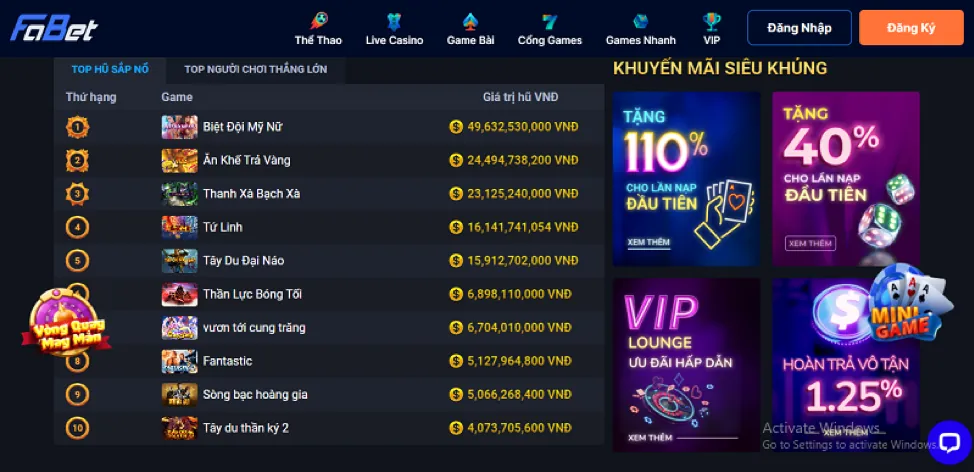 Chương trình VIP mb6666